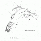 V13WB36 HIGHBALL ALL OPTIONS Body, fender, rear - v13wb36