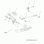 V13BW36/EW36 CROSS ROADS CLASSIC/HARD-BALL ALL OPTIONS Drive train, shift linkage - v13bw36  /  ew36 all ...