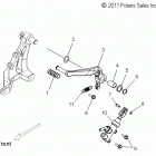 V13MB36 JUDGE ALL OPTIONS Brakes, brake pedal and rear master cylinder - v13...