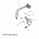 V13WB36 HIGHBALL ALL OPTIONS Brakes, brake pedal and rear master cylinder - v13...