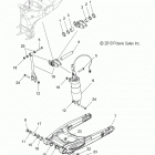 V13BW36/EW36 CROSS ROADS CLASSIC/HARD-BALL ALL OPTIONS Suspension, rear asm., swing arm and shock - v13bw...