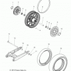 V13WB36 HIGHBALL ALL OPTIONS Wheels, rear - v13wb36