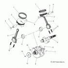 V14SW36 VISION ALL OPTIONS Engine, crankshaft and piston - v14sw36 all option...