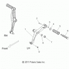 V13BW36/EW36 CROSS ROADS CLASSIC/HARD-BALL ALL OPTIONS Chassis, footpeg, passenger - v13bw36  /  ew36 all...