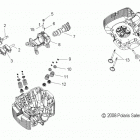 V13BW36/EW36 CROSS ROADS CLASSIC/HARD-BALL ALL OPTIONS Engine, valve train - v13bw36  /  ew36 all options