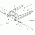 V14HA36/HS36 HAMMER 8 BALL/S INTL/S LE INTL Suspension, swing arm - v14ha36  /  hs36
