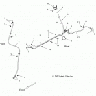 V14RB36 BOARDWALK ALL OPTIONS Brakes, brake lines and reservoir - v14rb36 all op...