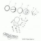 V13WB36 HIGHBALL ALL OPTIONS Electrical, speedometer - v13wb36