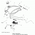 V13BW36/EW36 CROSS ROADS CLASSIC/HARD-BALL ALL OPTIONS Fuel system, fuel tank - v13bw36  /  ew36 all opti...