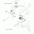 V13GA36 VEGAS 8-BALL ALL OPTIONS Body, fuel tank asm. - v13ga36ea  /  na  /  naa  /...