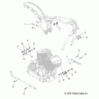 V13WB36 HIGHBALL ALL OPTIONS Engine, mounting - v13wb36