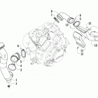 ATV 550 Case  /  belt cooling assembly