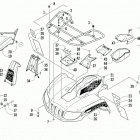 ATV 1000 MP LTD Передний багажник крыло и фара