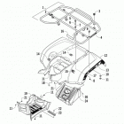 ATV 1000 MP LTD Задний багажник ,крыло и подножки