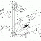 TRV 500 Передний багажник крыло и фара