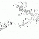 ATV 1000 MP LTD Задний привод редуктор