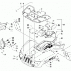 ATV 500 XT Передний багажник крыло и фара
