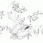 ATV 700 Передний багажник крыло и фара