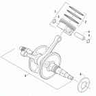 ATV 1000 MP LTD Коленчатый вал и поршни