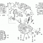 ATV 1000 XT Головка цилиндра и распред.вал
