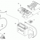 ATV 550 LTD АКБ и стартер