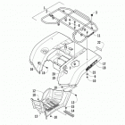 ATV 550 LTD Задний багажник ,крыло и подножки