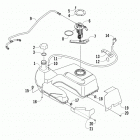 ATV 1000 XT Топливный бак
