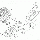 TBX 700 T3S Двигатель и глушитель