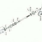 ATV 1000 MP LTD Вторичный привод в сборе