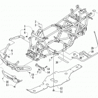 ATV 700 Рама ,баипера и защита