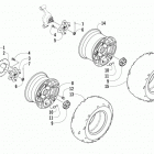 ATV 550 LTD Wheel and tire assembly (1puse  /  1pose  /  1pusx...