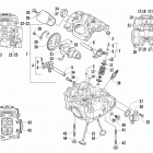 ATV 1000 Mud Pro Головка цилиндра и распред.вал
