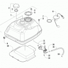 ATV 400 CR Топливный бак
