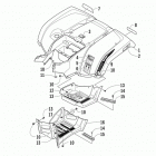 TRV 1000 LTD Заднее крыло и подножки