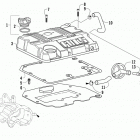700 Diesel Rocker arm cover and breather system assemblies