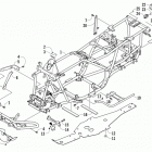TBX 300 Frame, taillight, and related parts