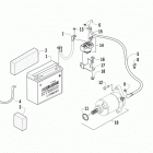 ATV 450 EFT RED АКБ и стартер