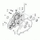 ATV 300 DVX Transmission case assembly