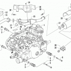 ATV 1000 XT Двигатель и глушитель