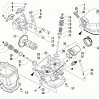 ATV 300 DVX Головка цилиндра и распред.вал