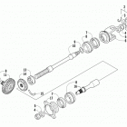 ATV 700 Вторичный привод в сборе