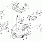 TBX 700 GT T3S Передний багажник крыло и фара