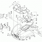 ATV 550 LTD Передний багажник крыло и фара