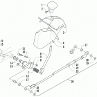TRV 1000 LTD Рычаг переключения