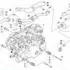 ATV 1000 Mud Pro Двигатель и глушитель