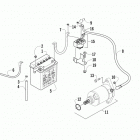 ATV 400 CR АКБ и стартер