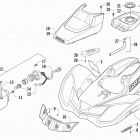 ATV 300 Front body and headlight assembly