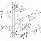 TBX 700 Передний багажник крыло и фара