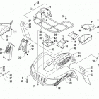 ATV 1000 Mud Pro Передний багажник крыло и фара