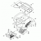 ATV 1000 Mud Pro Задний багажник ,крыло и подножки